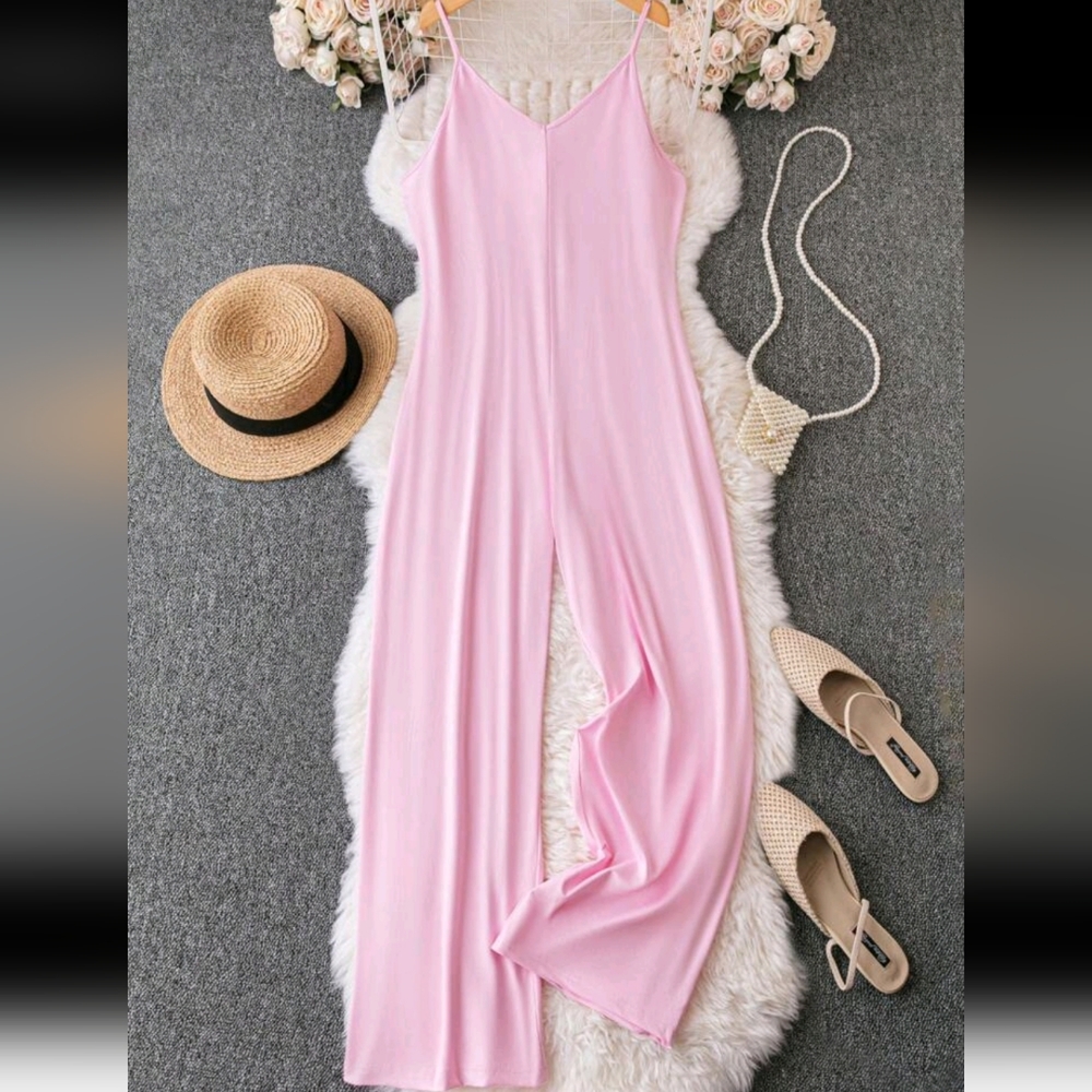 Solid Cami Jumpsuit